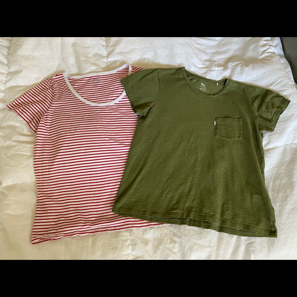 2 Women’s Levi Tops